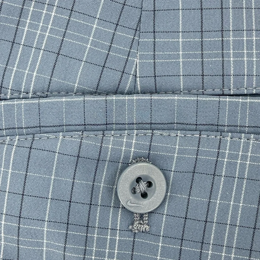 Nike Golf Fit Dry Performance‎ Shorts Blue Plaid 319691-413 Men’s Size 40